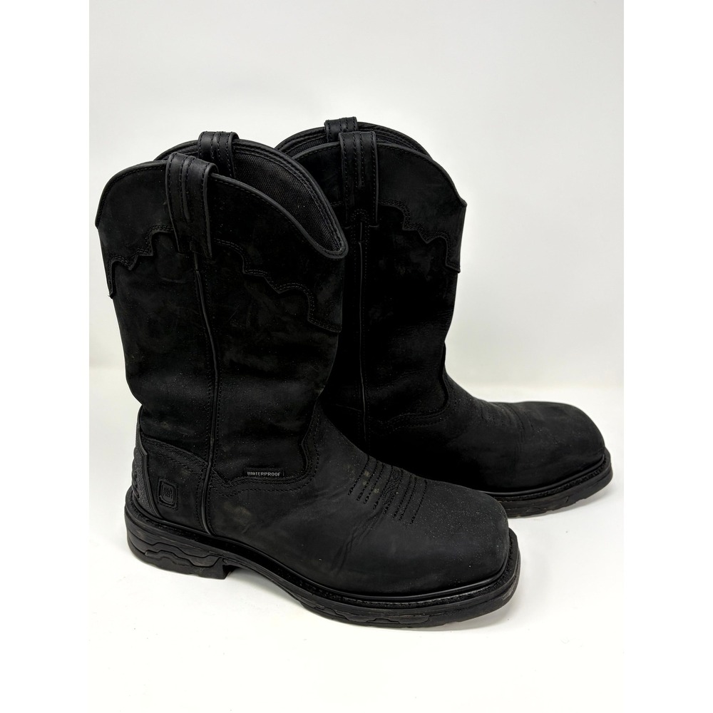 Dan Post Mens DP69450 Black Leather Waterproof Composite Toe Work Boots 9.5 EW